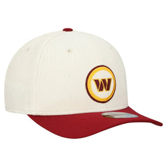 Washington Commanders New Era Loyal Corduroy 9SEVENTY Adjustable Hat Stone