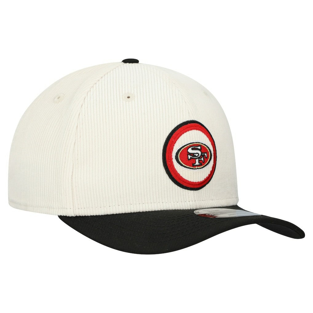 San Francisco 49ers New Era Loyal Corduroy 9SEVENTY Adjustable Hat Stone