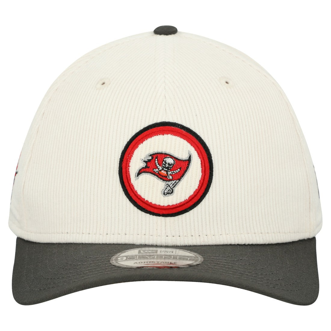 Tampa Bay Buccaneers New Era Loyal Corduroy 9SEVENTY Adjustable Hat Stone