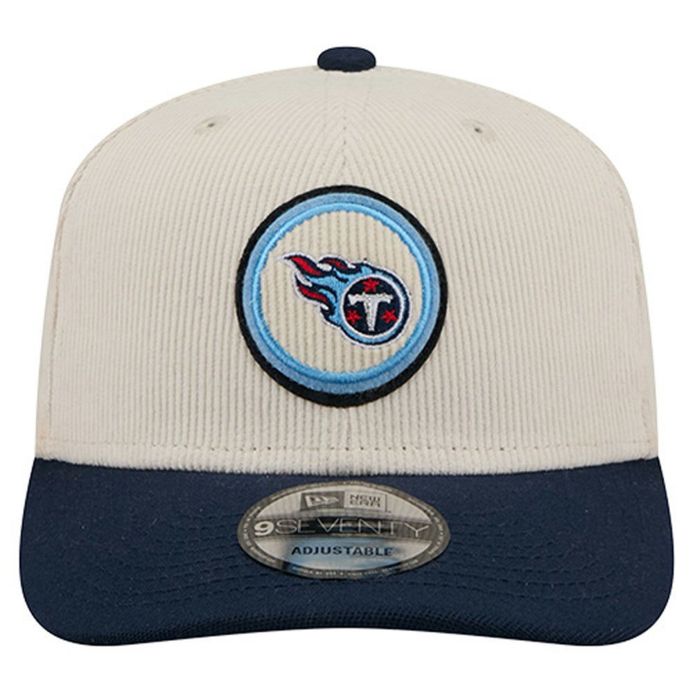 Tennessee Titans New Era Loyal Corduroy 9SEVENTY Adjustable Hat Stone