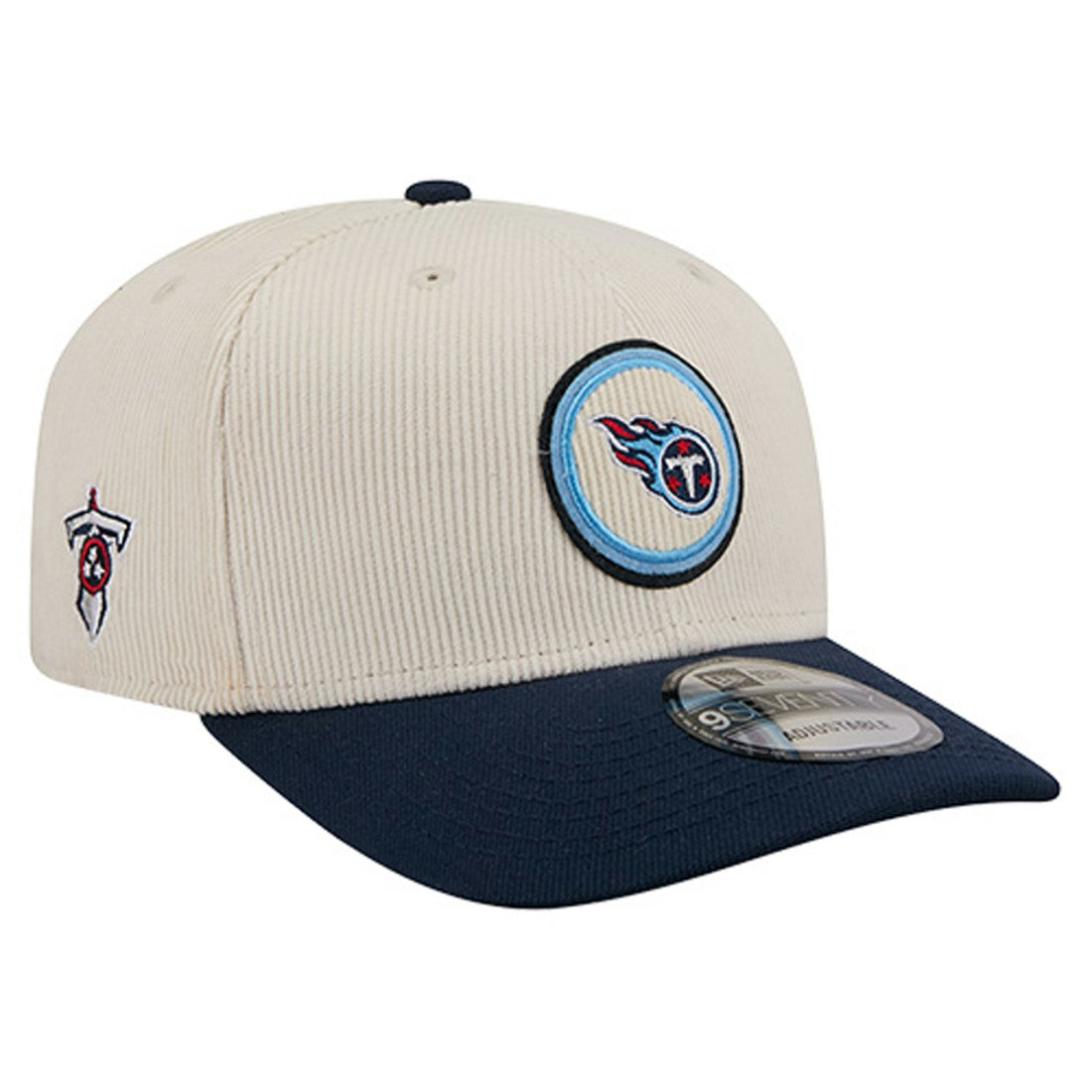 Tennessee Titans New Era Loyal Corduroy 9SEVENTY Adjustable Hat Stone