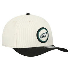 Philadelphia Eagles New Era Loyal Corduroy 9SEVENTY Adjustable Hat Stone