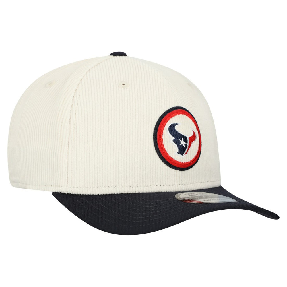 Houston Texans New Era Loyal Corduroy 9SEVENTY Adjustable Hat Stone