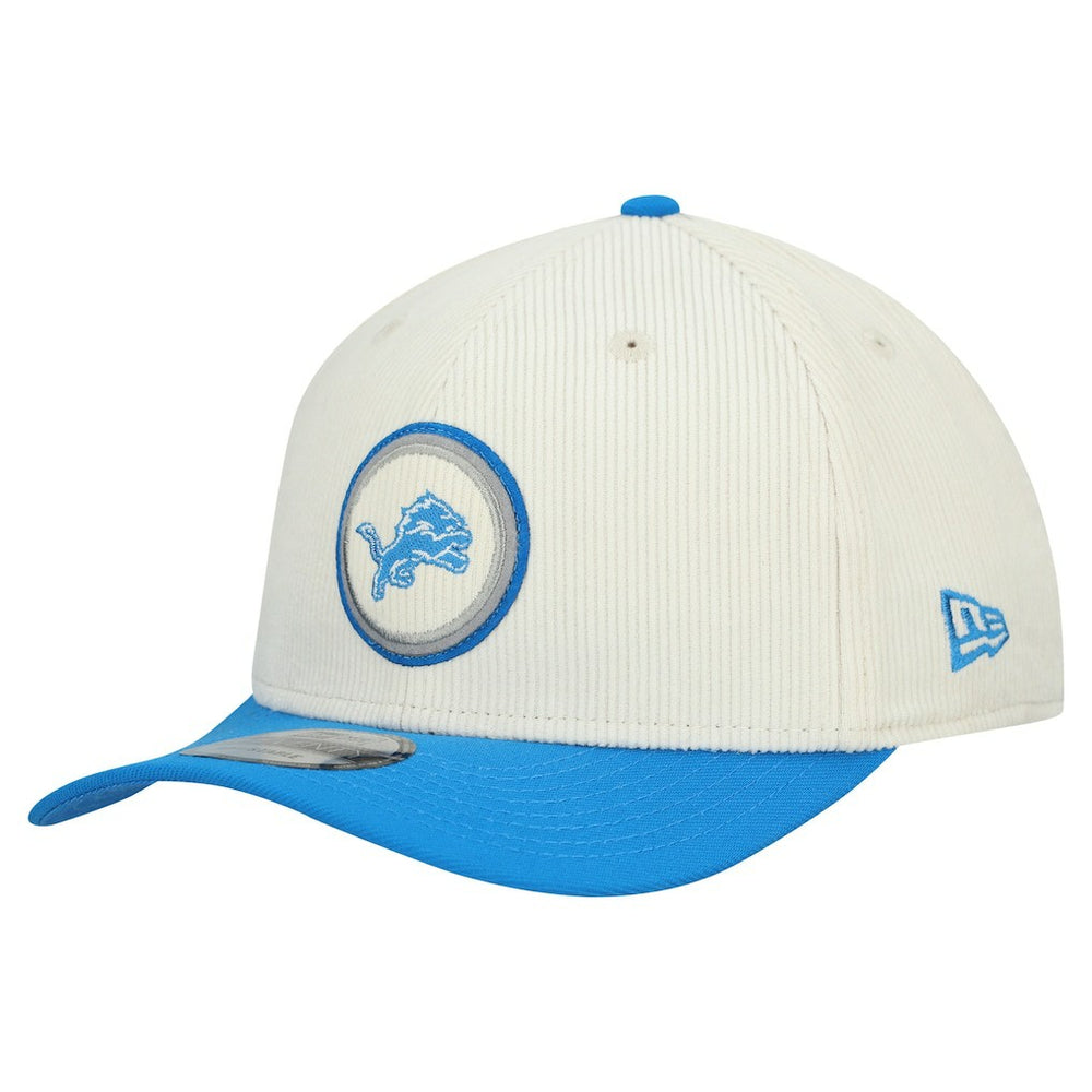 Detroit Lions New Era Loyal Corduroy 9SEVENTY Adjustable Hat Stone