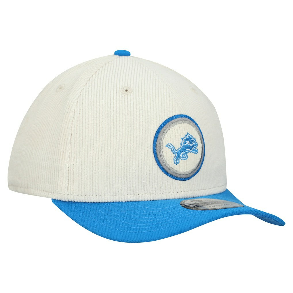 Detroit Lions New Era Loyal Corduroy 9SEVENTY Adjustable Hat Stone