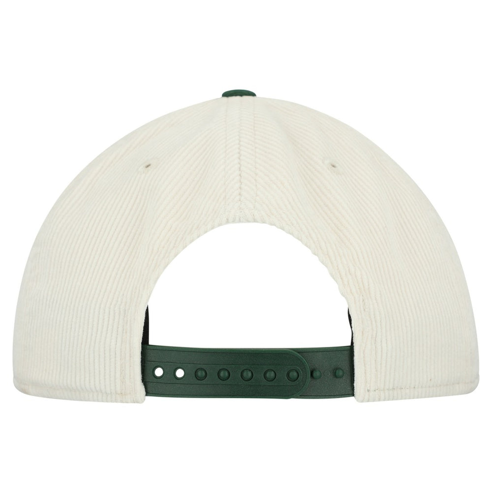 Green Bay Packers New Era Loyal Corduroy 9SEVENTY Adjustable Hat Stone
