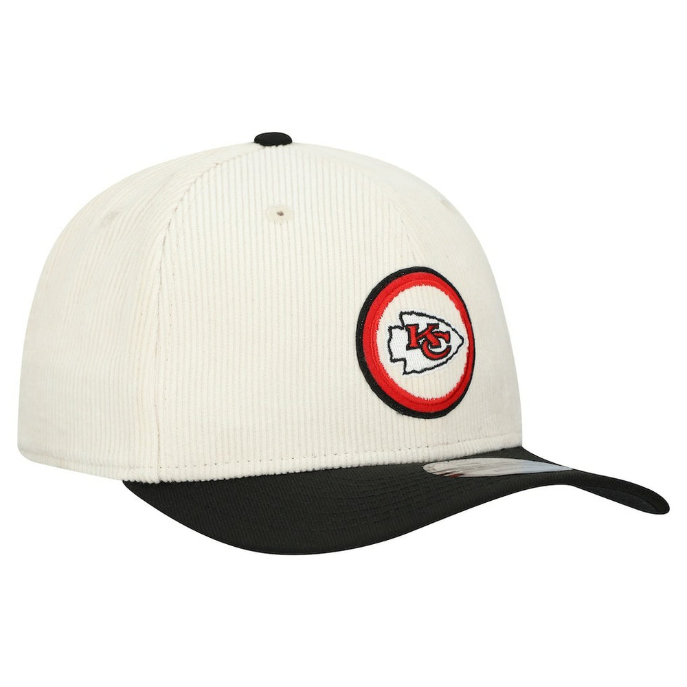 Kansas City Chiefs New Era Loyal Corduroy 9SEVENTY Adjustable Hat Stone