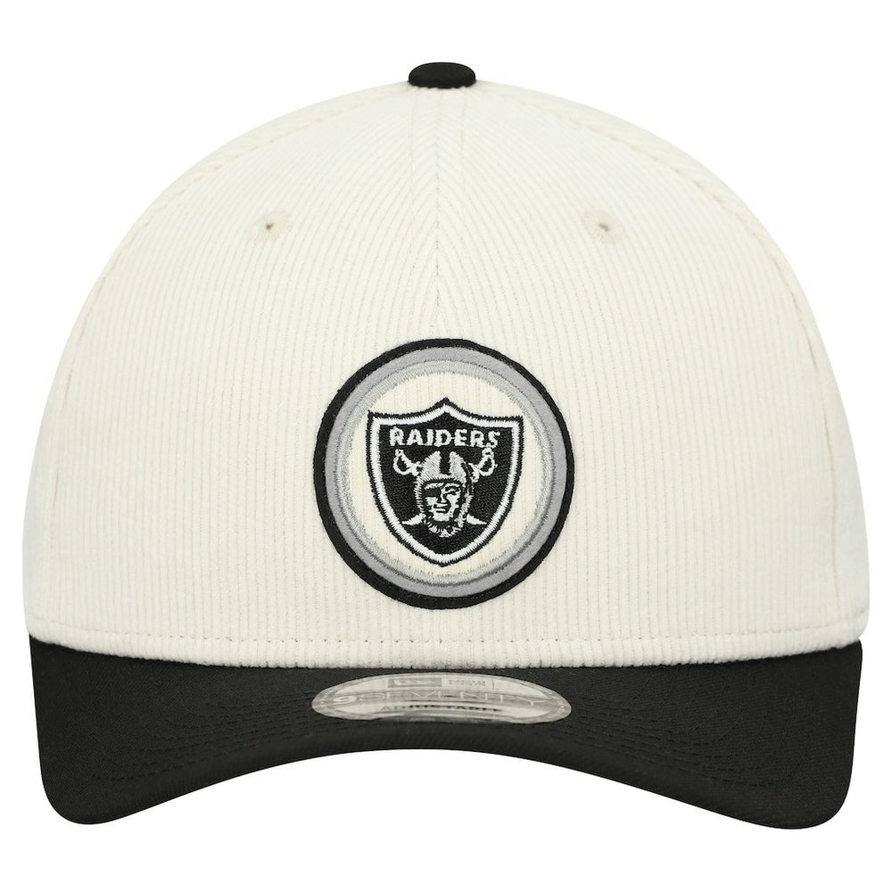 Las Vegas Raiders New Era Loyal Corduroy 9SEVENTY Adjustable Hat Stone