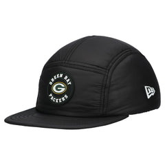 Green Bay Packers New Era Quilted Camper Adjustable Hat Black