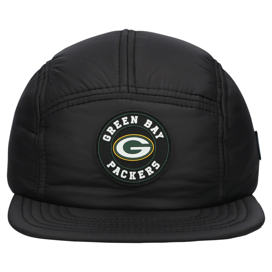 Green Bay Packers New Era Quilted Camper Adjustable Hat Black