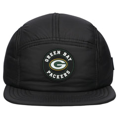 Green Bay Packers New Era Quilted Camper Adjustable Hat Black