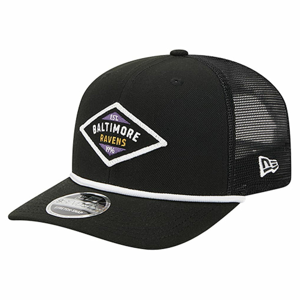 Baltimore Ravens New Era Team 9SEVENTY Adjustable Hat Black