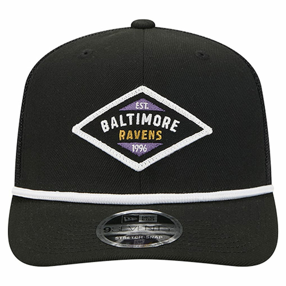 Baltimore Ravens New Era Team 9SEVENTY Adjustable Hat Black