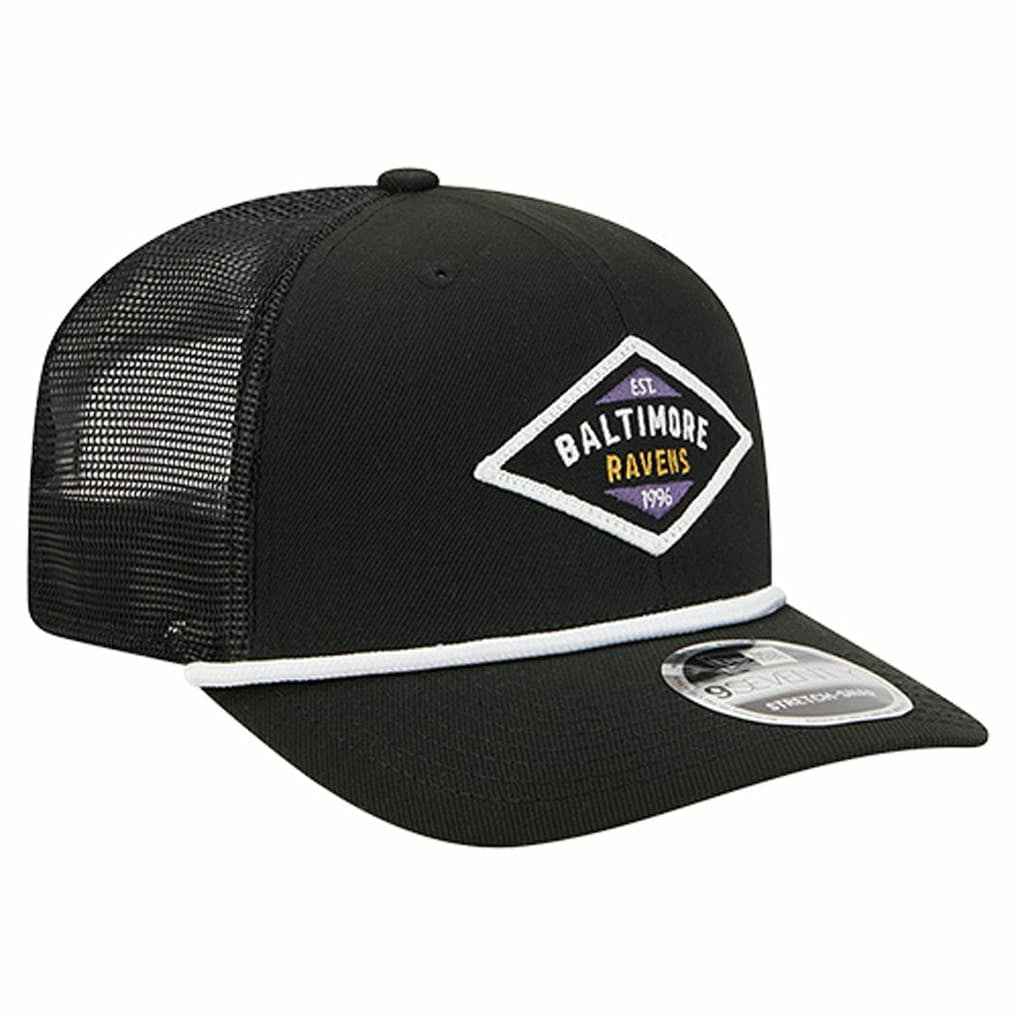 Baltimore Ravens New Era Team 9SEVENTY Adjustable Hat Black