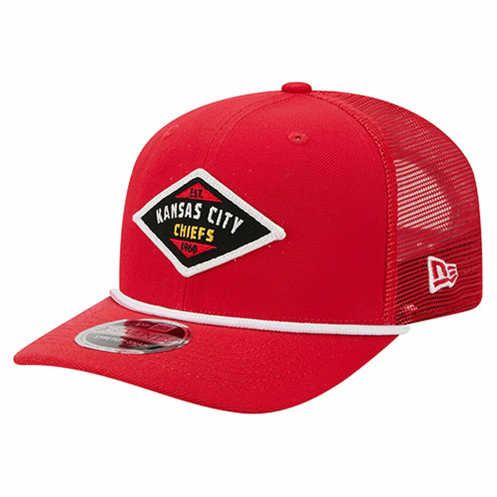 Kansas City Chiefs New Era Team 9SEVENTY Adjustable Hat Red