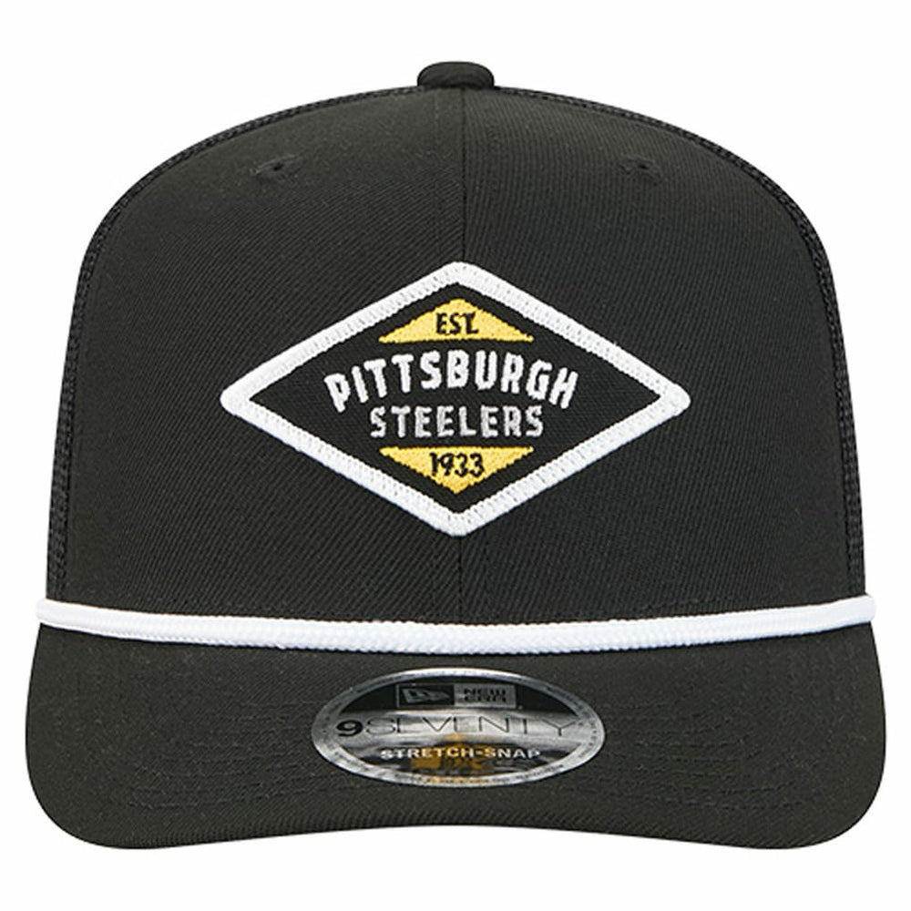 Pittsburgh Steelers New Era Team 9SEVENTY Adjustable Hat Black