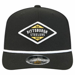 Pittsburgh Steelers New Era Team 9SEVENTY Adjustable Hat Black