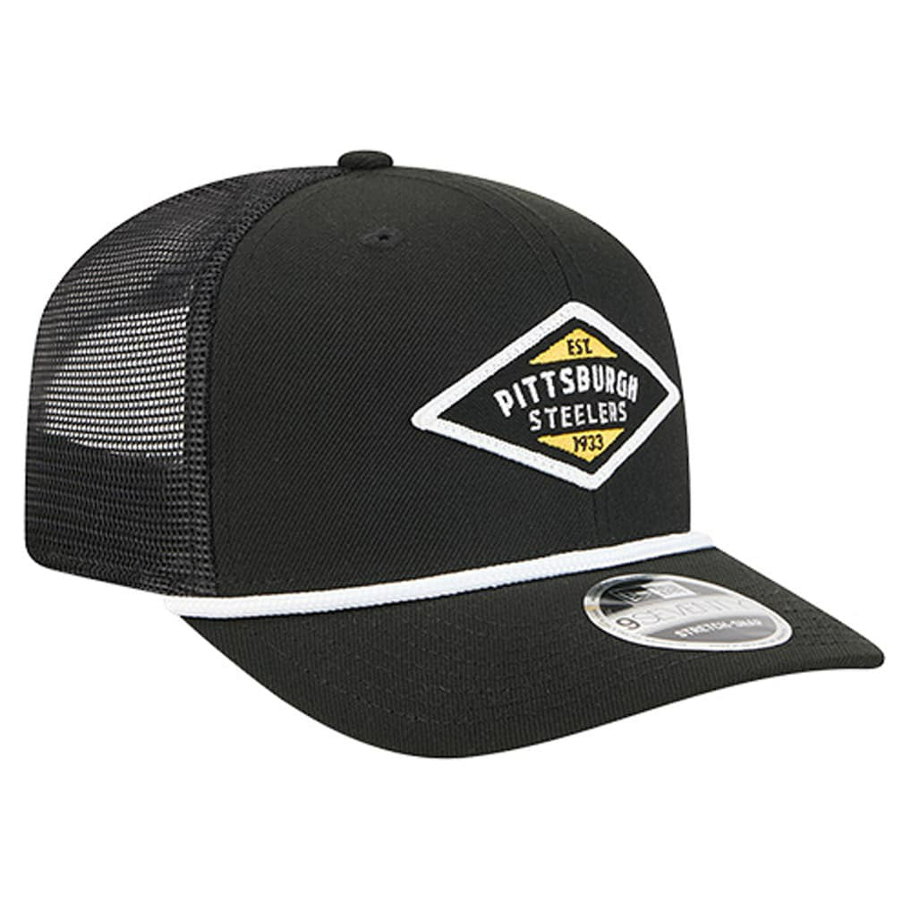 Pittsburgh Steelers New Era Team 9SEVENTY Adjustable Hat Black