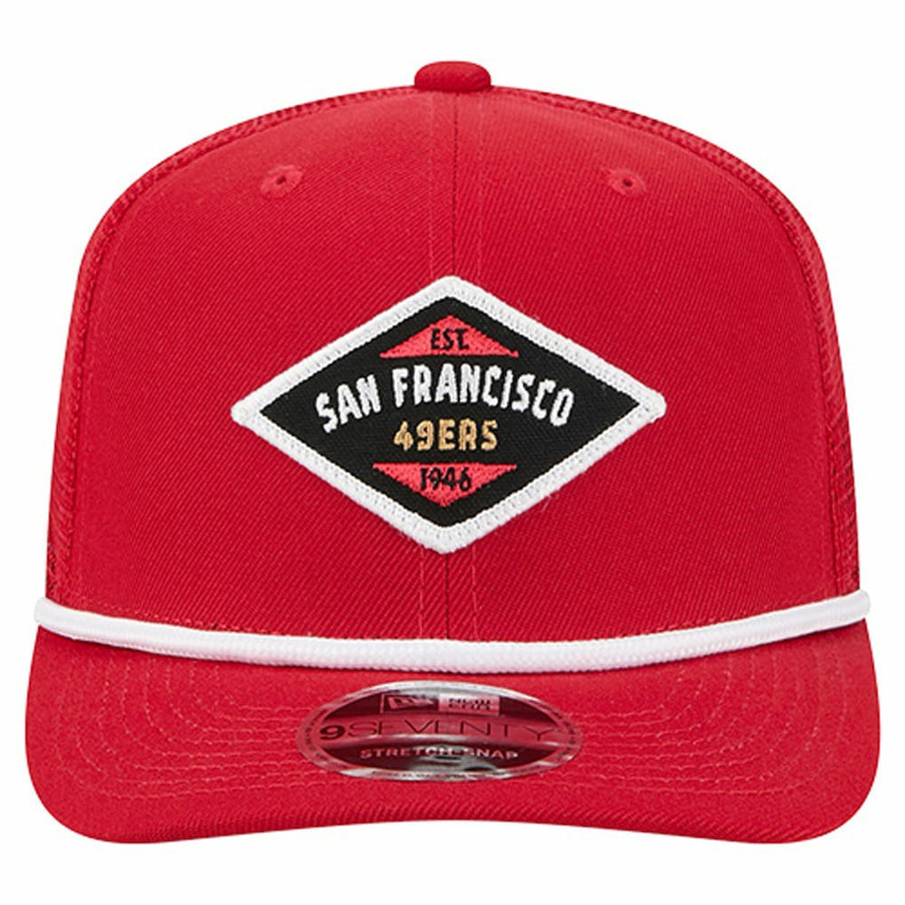 San Francisco 49ers New Era Team 9SEVENTY Adjustable Hat Scarlet