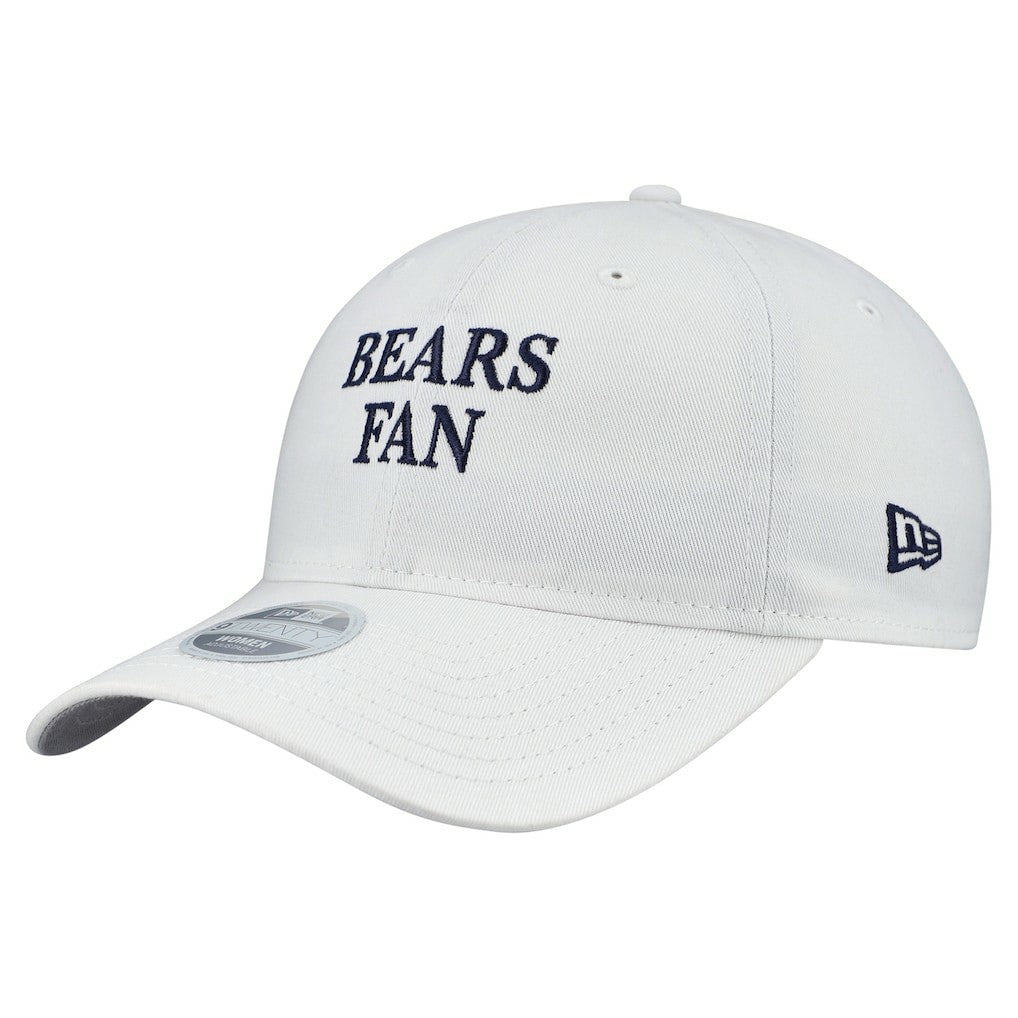 Chicago Bears New Era Women's Team Fan 9TWENTY Adjustable Hat White