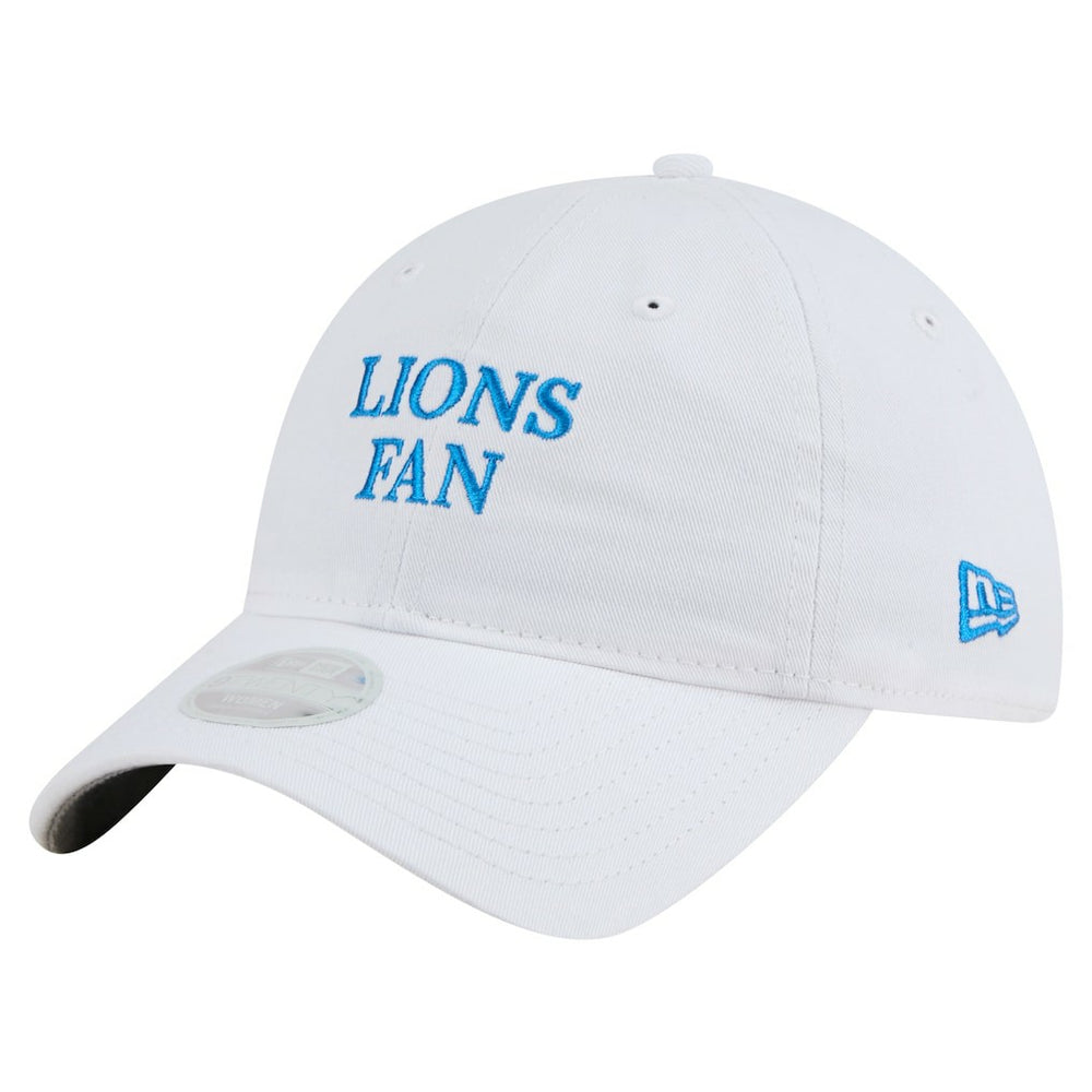 Detroit Lions New Era Women's Team Fan 9TWENTY Adjustable Hat White