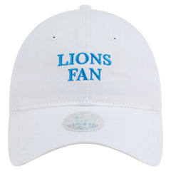 Detroit Lions New Era Women's Team Fan 9TWENTY Adjustable Hat White