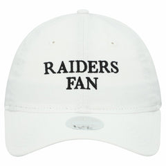 Las Vegas Raiders New Era Women's Team Fan 9TWENTY Adjustable Hat White