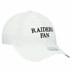 Las Vegas Raiders New Era Women's Team Fan 9TWENTY Adjustable Hat White
