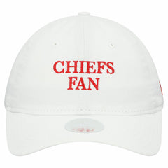 Kansas City Chiefs New Era Women's Team Fan 9TWENTY Adjustable Hat White