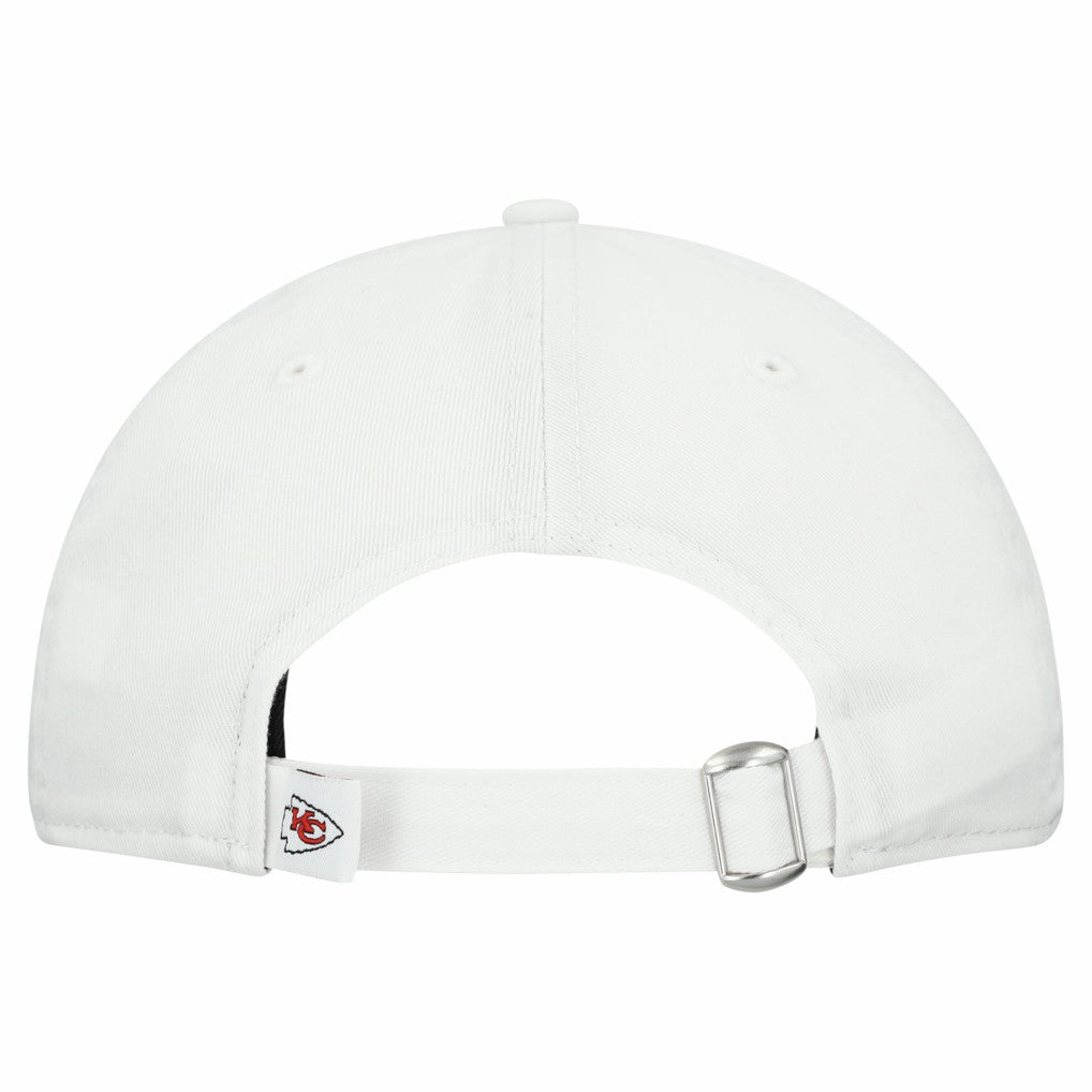 Kansas City Chiefs New Era Women's Team Fan 9TWENTY Adjustable Hat White