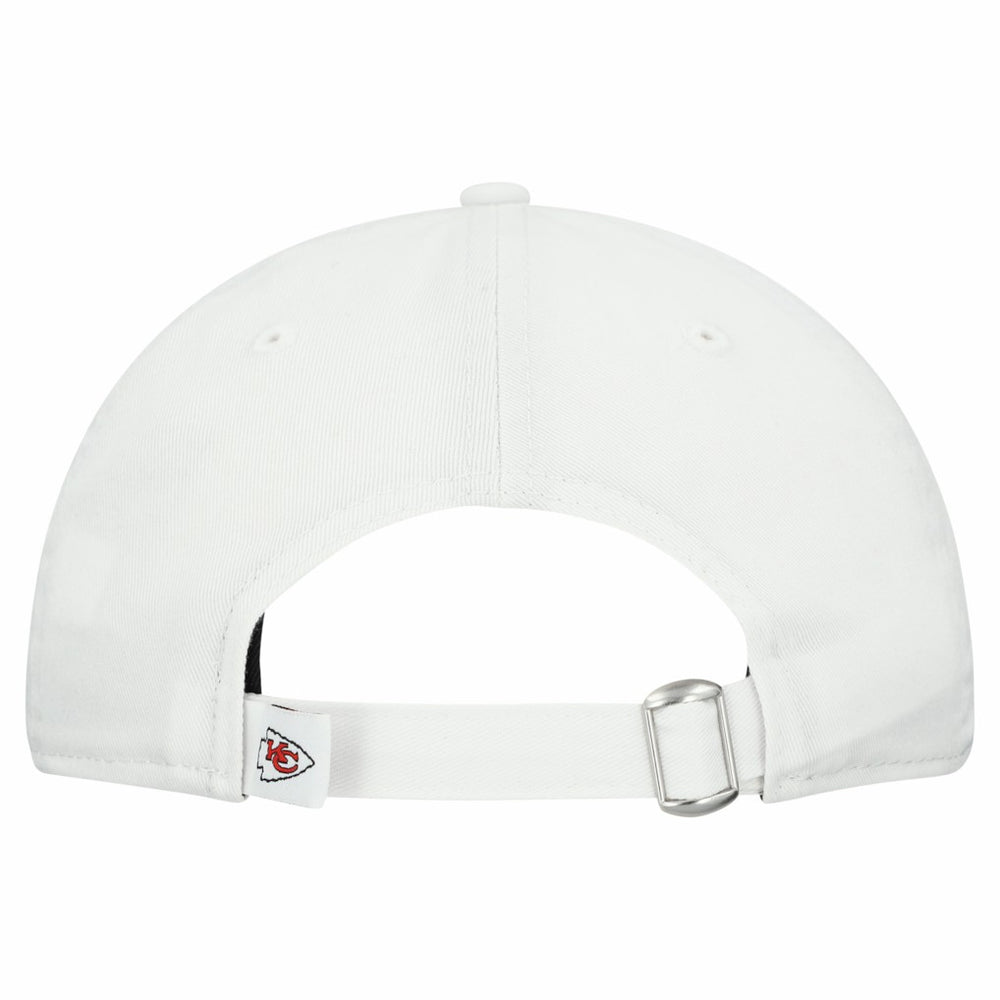 Kansas City Chiefs New Era Women's Team Fan 9TWENTY Adjustable Hat White