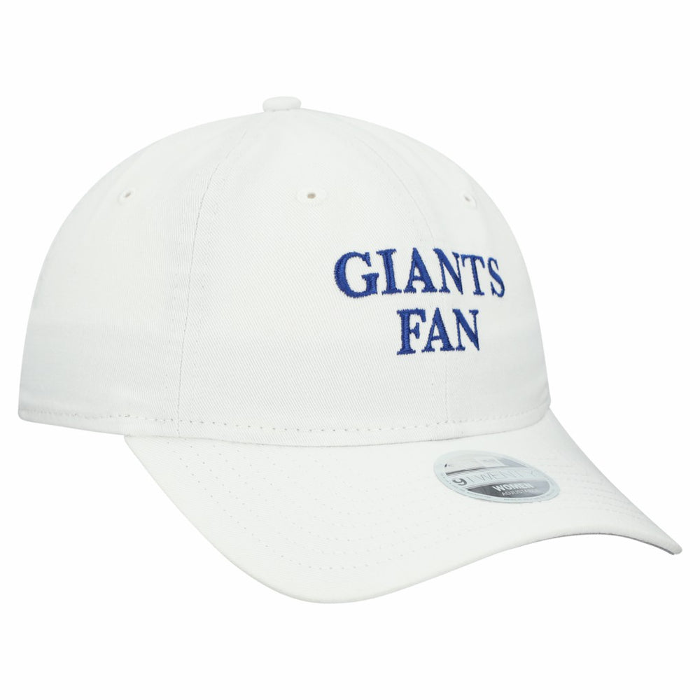 New York Giants New Era Women's Team Fan 9TWENTY Adjustable Hat White