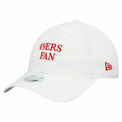 San Francisco 49ers New Era Women's Team Fan 9TWENTY Adjustable Hat White