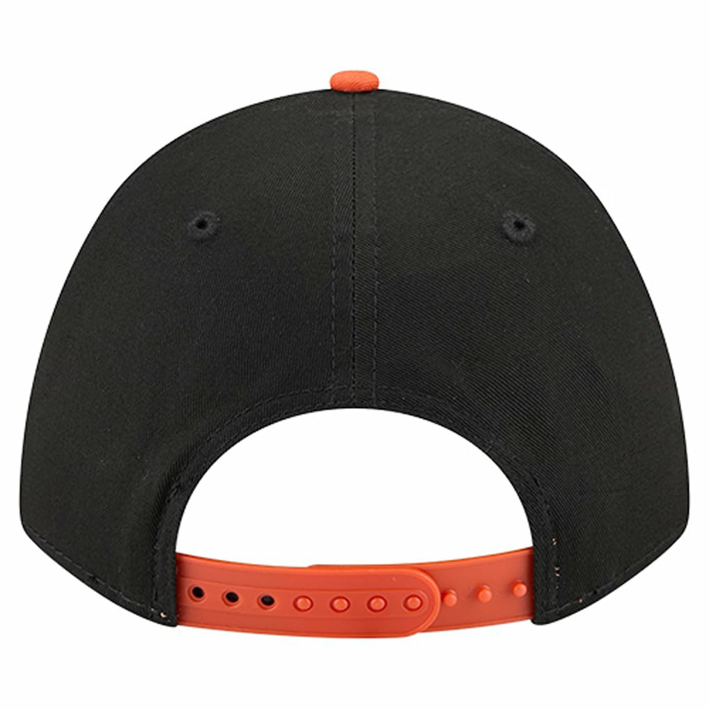 Cincinnati Bengals New Era Arch COOLERA 9FORTY A-Frame M-Crown Adjustable Hat Black