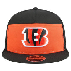 Cincinnati Bengals New Era Outdoor Split Panel 9FIFTY Snapback Hat Orange/Black
