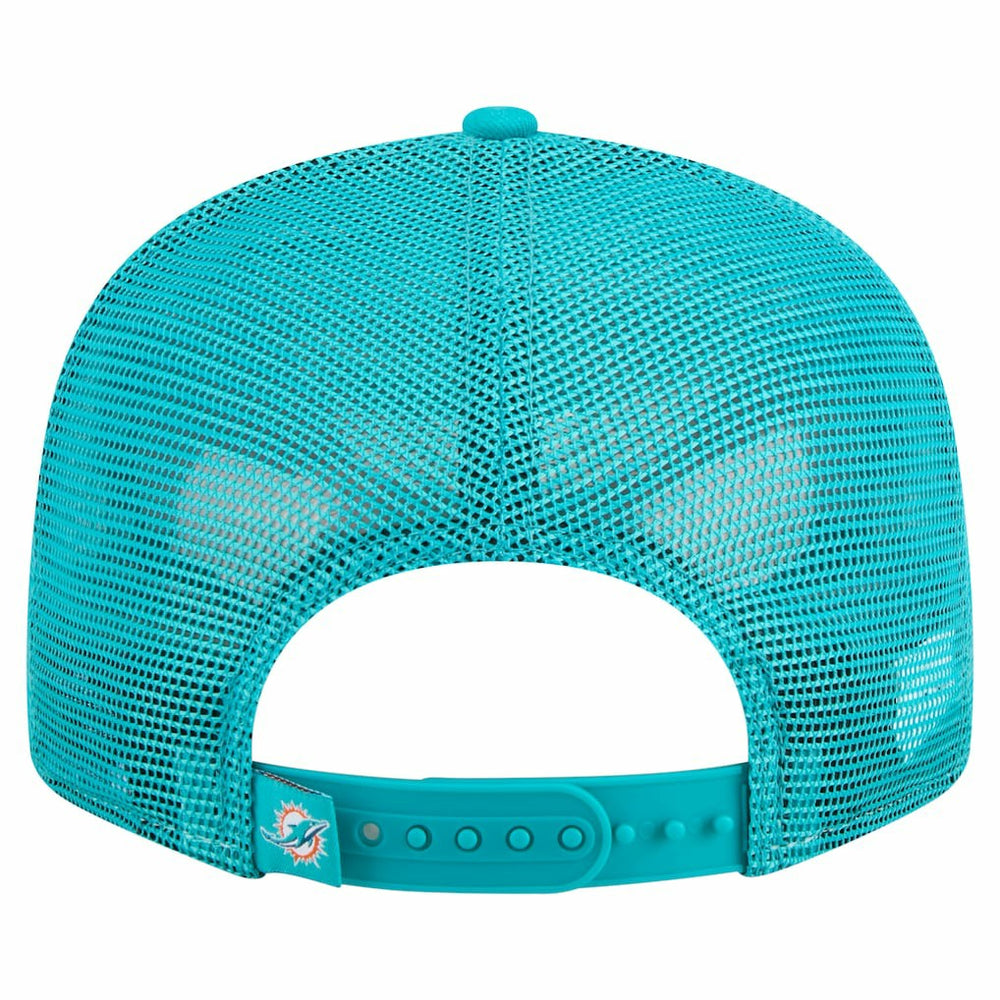Miami Dolphins New Era Outdoor Split Panel 9FIFTY Snapback Hat Orange/Aqua