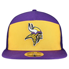 Minnesota Vikings New Era Outdoor Split Panel 9FIFTY Snapback Hat Gold/Purple