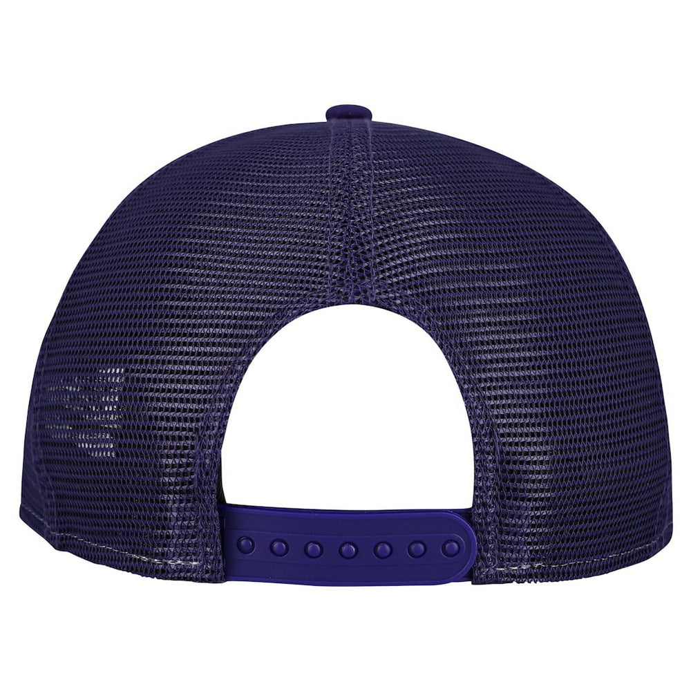 Minnesota Vikings New Era Cutout A-Frame 9FIFTY Snapback Hat Cream/Purple