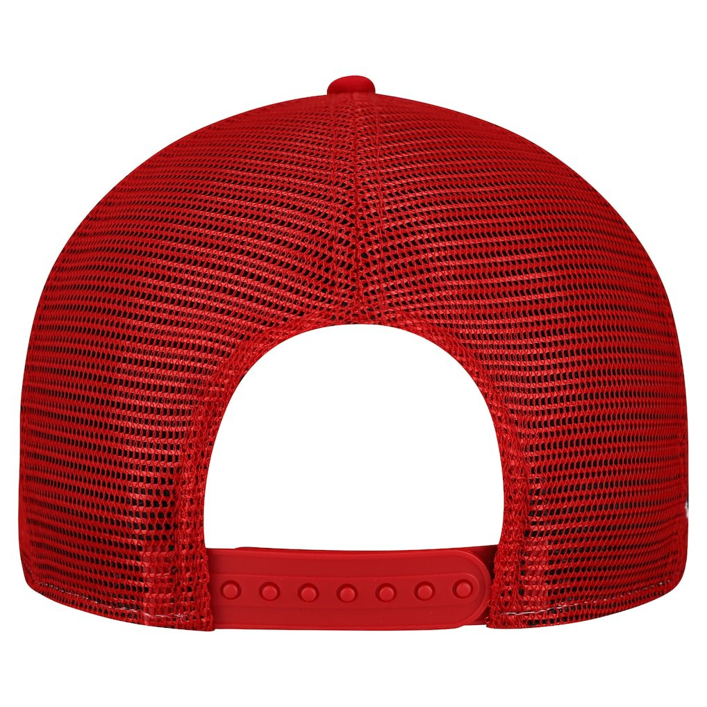 San Francisco 49ers New Era Cutout A-Frame 9FIFTY Snapback Hat Cream/Scarlet