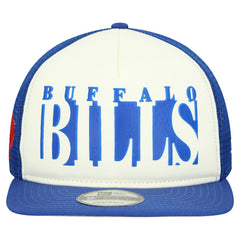 Buffalo Bills New Era Throwback Cutout A-Frame 9FIFTY Snapback Hat Cream/Royal