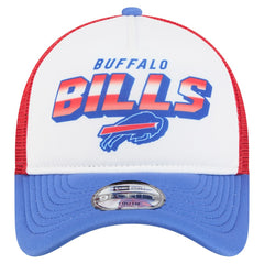 Buffalo Bills New Era Youth Streak 9FORTY A-Frame Adjustable Hat White/Royal