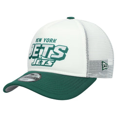 New York Jets New Era Youth Streak 9FORTY A-Frame Adjustable Hat White/Green