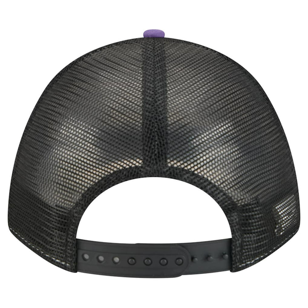 Baltimore Ravens New Era Linear A-Frame 9FORTY Adjustable Hat Purple