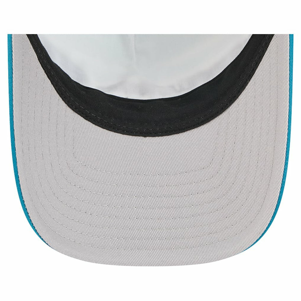 Jacksonville Jaguars New Era Throwback Linear A-Frame 9FORTY Adjustable Hat Teal