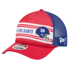 New York Giants New Era Linear A-Frame 9FORTY Adjustable Hat Red