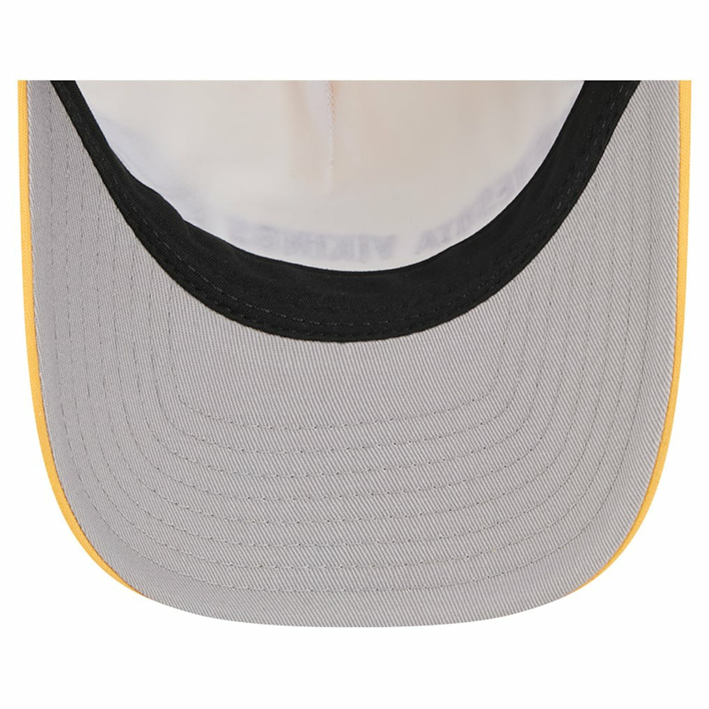 Minnesota Vikings New Era Linear A-Frame 9FORTY Adjustable Hat Gold