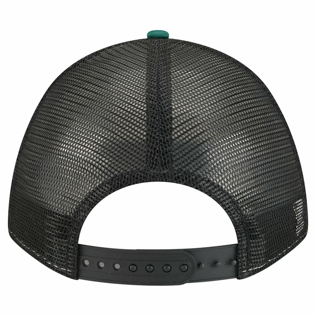 Philadelphia Eagles New Era Linear A-Frame 9FORTY Adjustable Hat Green