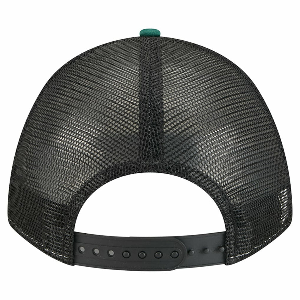 Philadelphia Eagles New Era Linear A-Frame 9FORTY Adjustable Hat Green