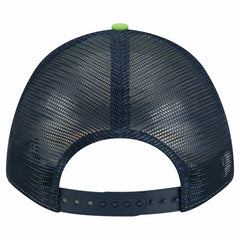 Seattle Seahawks New Era Linear A-Frame 9FORTY Adjustable Hat Neon Green