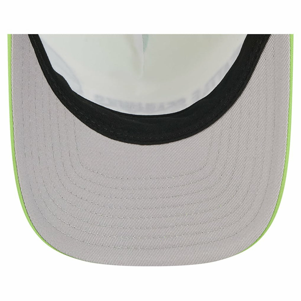 Seattle Seahawks New Era Linear A-Frame 9FORTY Adjustable Hat Neon Green
